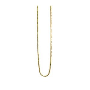 Collier Sacha Mini tout en tubes d'Hématites plaqué or. Longueur 40cm