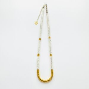 collier-lou-small-bicolore-argente
