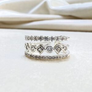 BAGUE KARMA ARGENT 1