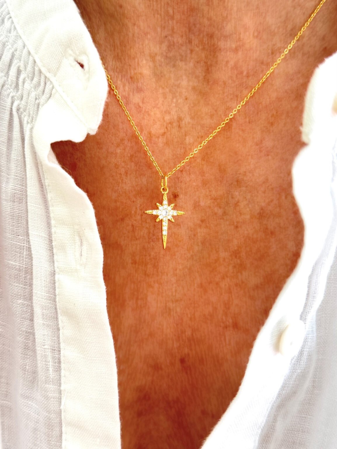 COLLIER STAR DORE PORTE
